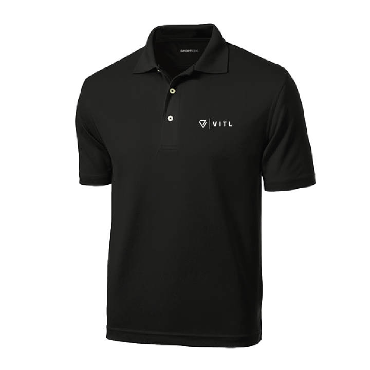 Premium Vitl Mens Knocking Polo Big Sizes Black