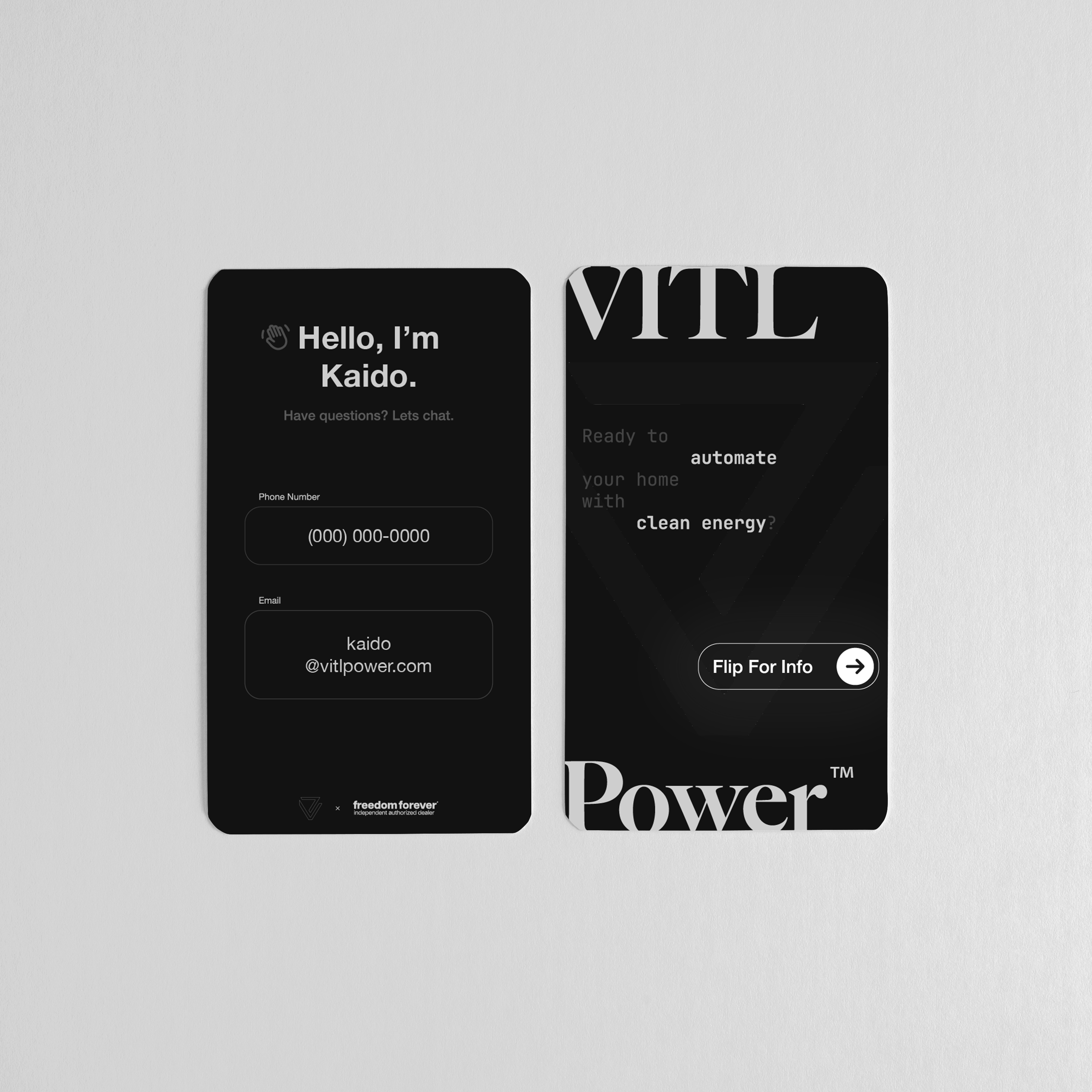 Custom VITL Business Cards