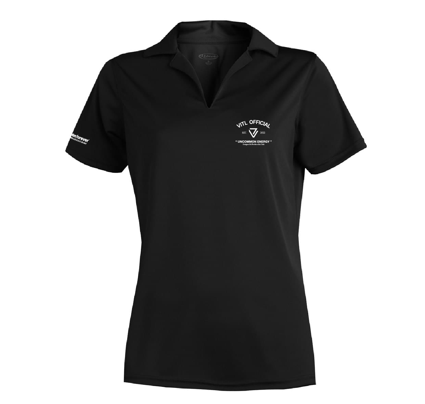 Classic Vitl Womens Knocking Polo Big Size Black