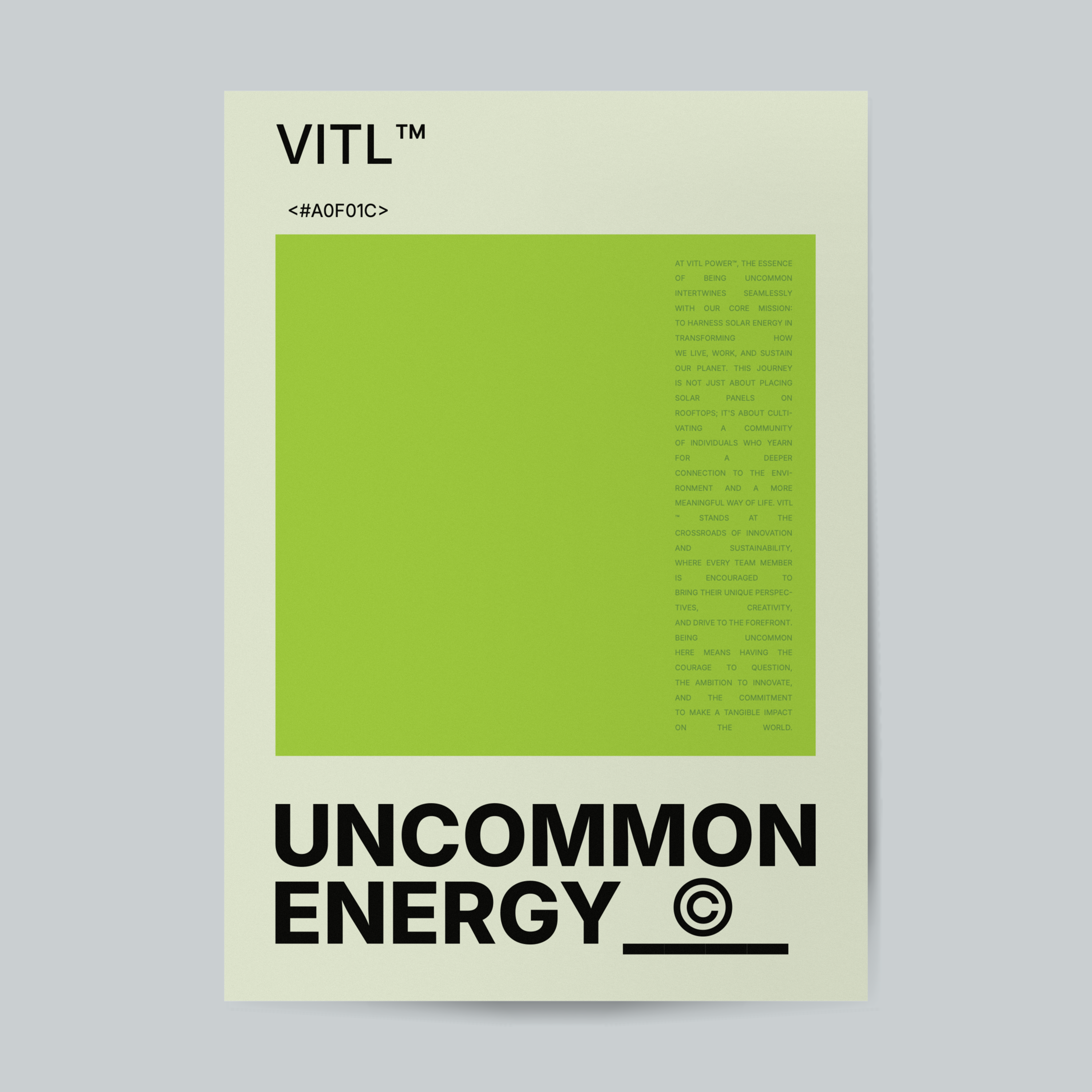 Custom VITL Posters