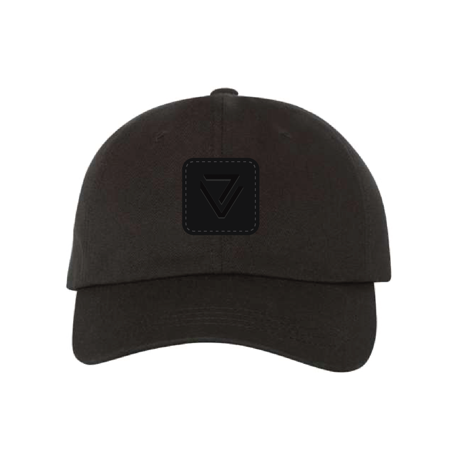 Premium Unstructured Dad Hat Black