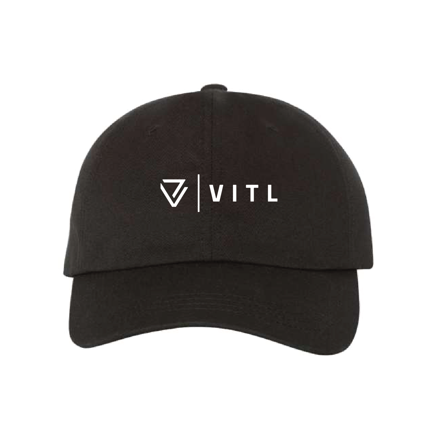 Premium Unstructured Dad Hat Black